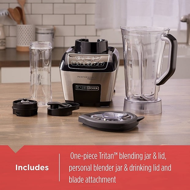 BLACK+DECKER Performance FusionBlade BL6010 Blender - Containers